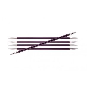 KnitPro Zing Strmpepinde Aluminium 20cm 6,00mm