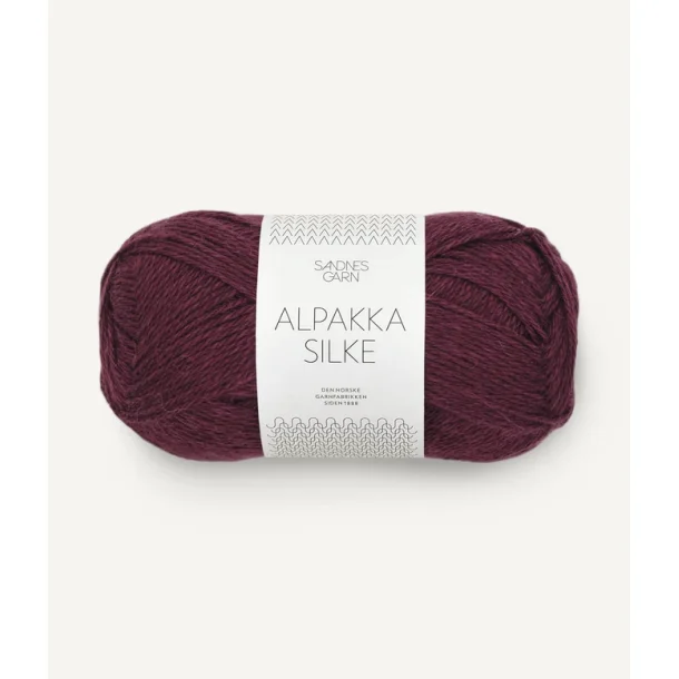 Alpakka Silke 4372 - Burgunder