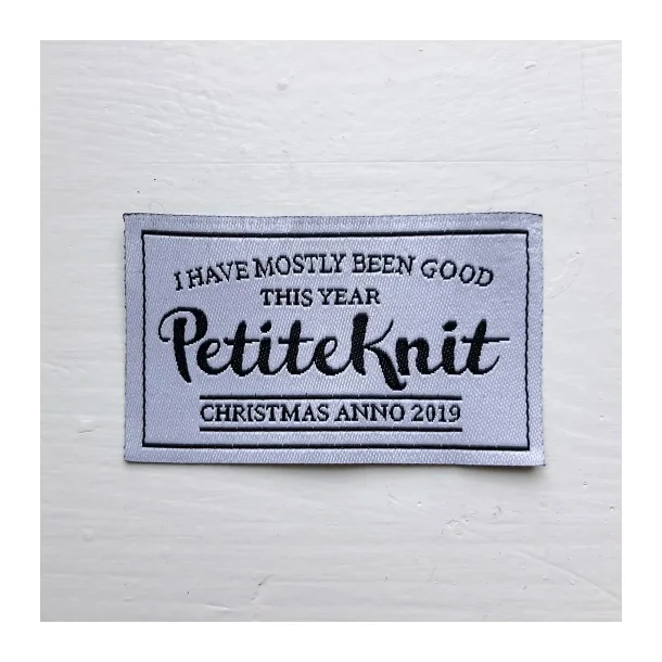 PetiteKnit Mrkelap - I HAVE MOSTLY BEEN GOOD THIS YEAR