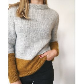 Petiteknit Kontrastsweater