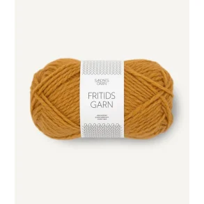 Fritidsgarn 2335 - sennepsgul
