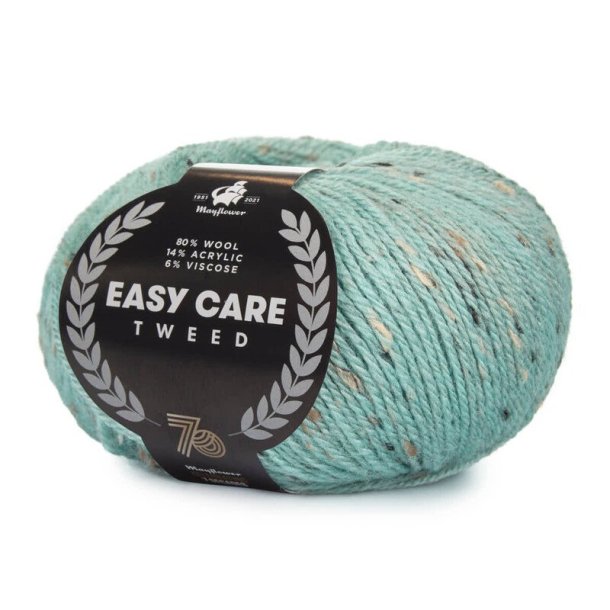 EASY CARE TWEED - 498 AKVAMARIN