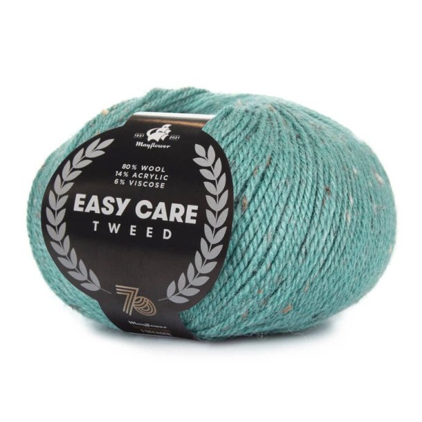 EASY CARE TWEED - 499 MRK AKVAMARIN