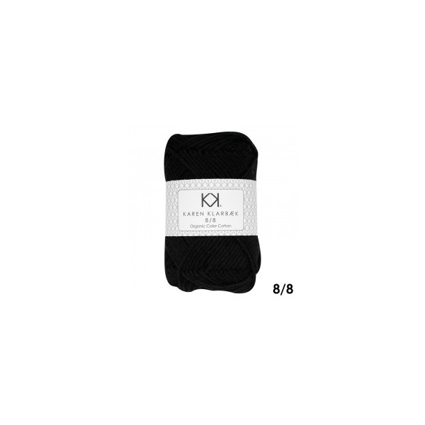 Kk Bomuldsgarn 8/8  19 - Black 