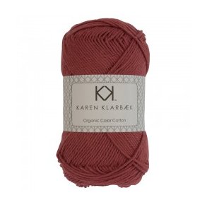 Karen Klarbk Bomuldsgarn 8/4 - 0034 - Brick Red