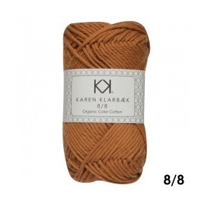 Karen Klarbk Bomuldsgarn 8/8 - 1009 - Burned orange 