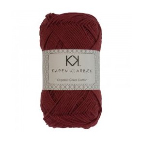 Karen Klarbk Bomuldsgarn 8/4 - 0035 - Dark Brick Red 