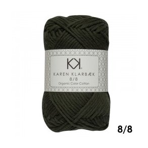 Karen Klarbk Bomuldsgarn 8/8 - 1013 - Dark Kombu Green 