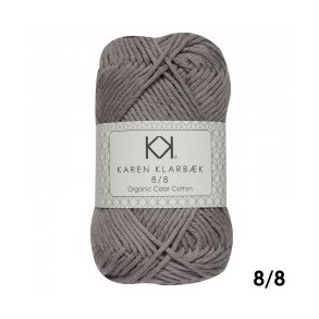 Karen Klarbk Bomuldsgarn 8/8 - 1015 - Frost Grey 