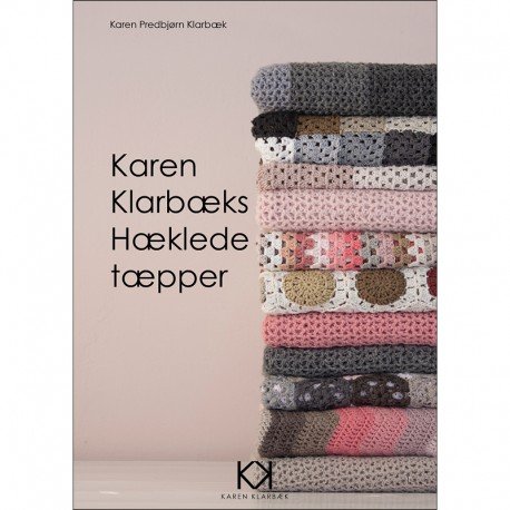 Klarbæks Hæklede Tæpper" - TRYKT BOG - Karen Klarbæk - Dorthes Garnbutik
