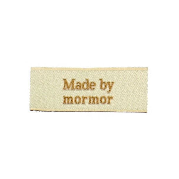 Label Made by Mormor Sandfarve