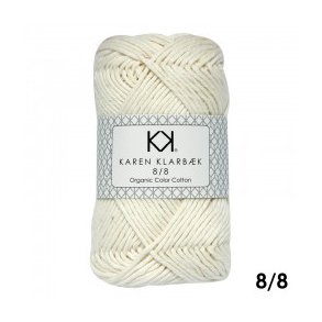 Karen Klarbk Bomuldsgarn 8/8 - 1018 - Nature White 