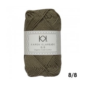 Karen Klarbk Bomuldsgarn 8/8 - 1014 - Olive Green 