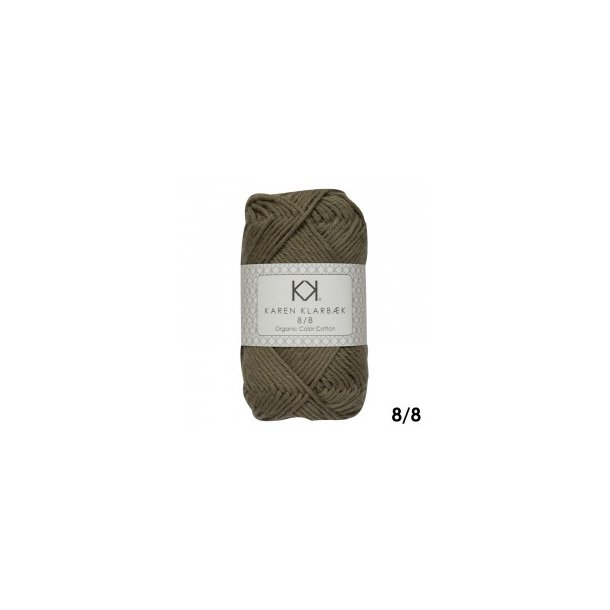 Kk Bomuldsgarn 8/8  14 - Olive Green 