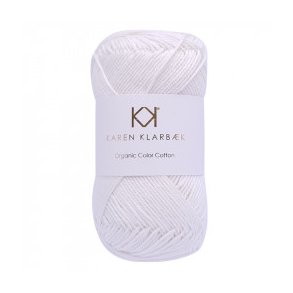 Karen Klarbk Bomuldsgarn 8/4 - 0001 - Bleached White