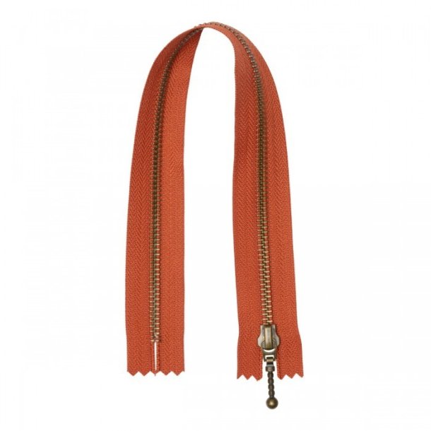 YKK Lynls - Antik Messing - 35 cm - Rust