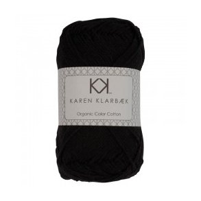Karen Klarbk Bomuldsgarn 8/4 - 0017 - Sort 